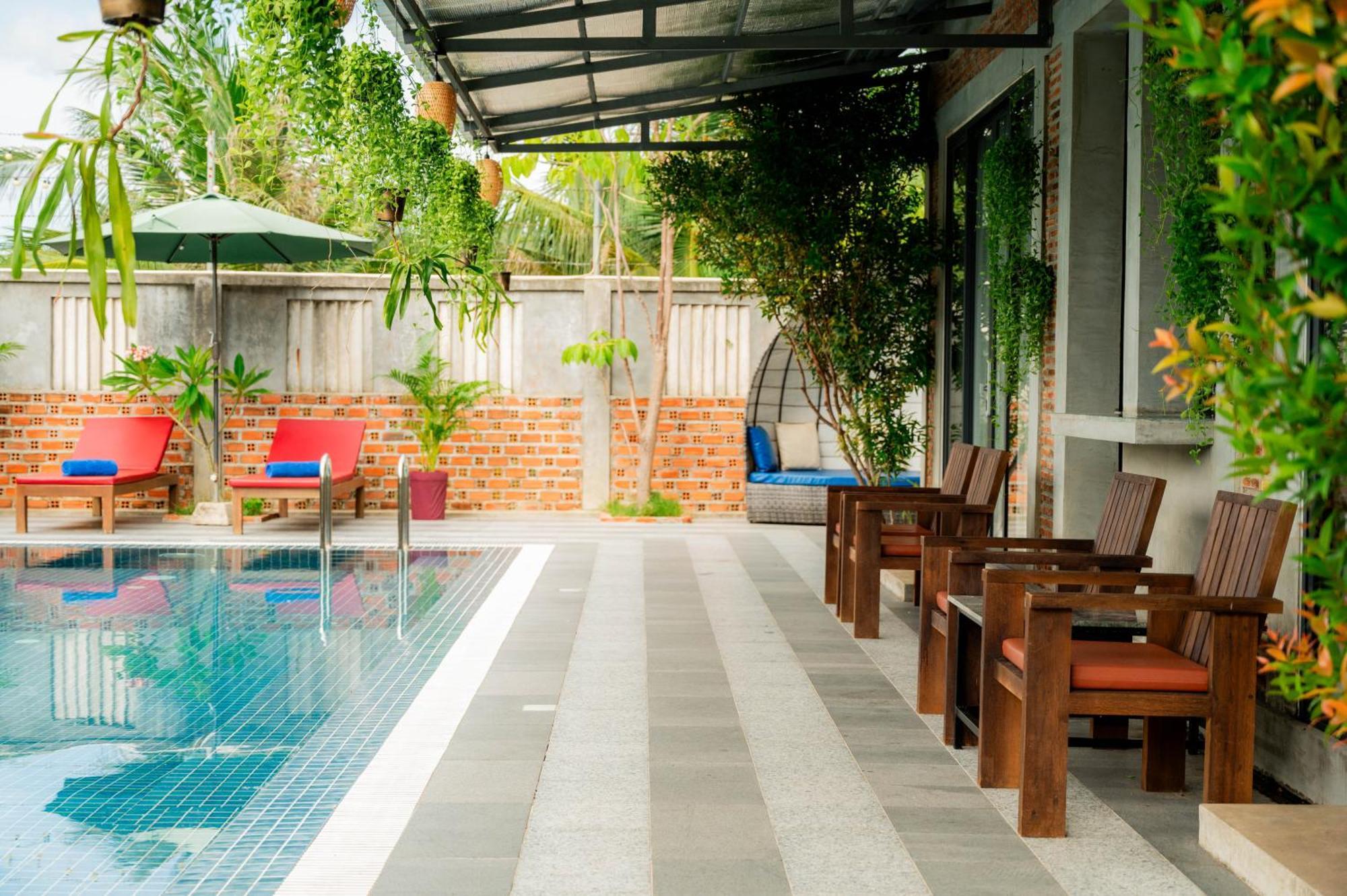 Kampot Sweet Boutique Hotell Eksteriør bilde